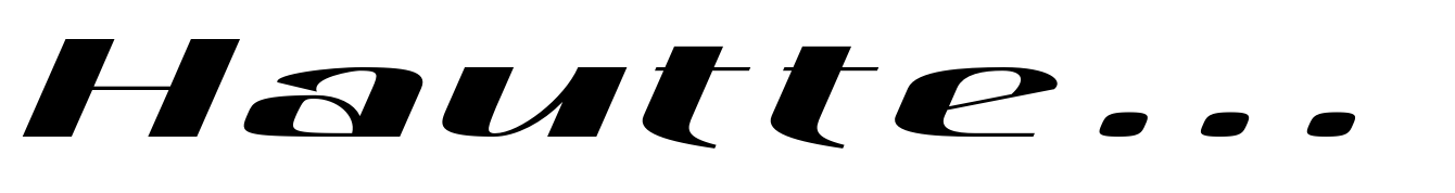 Hautte Md Italic Ultr Expanded